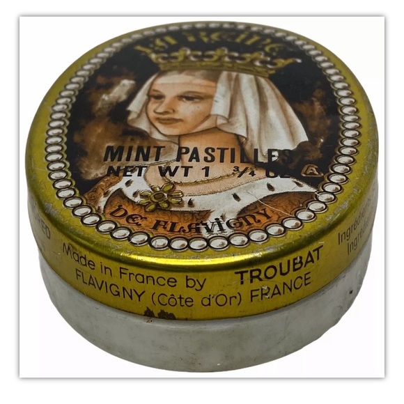 LA REINE Vintage Mint Pastille Tin Container - Picture 7 of 9